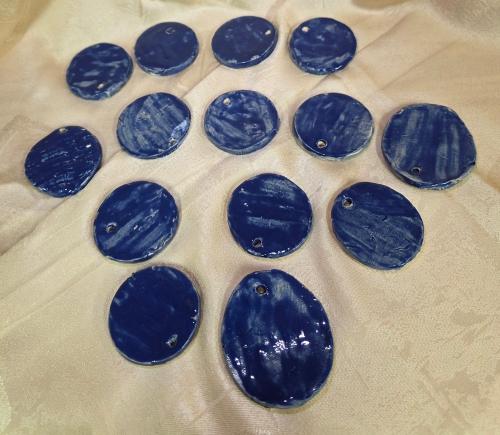 Ozdoby modré kouličky