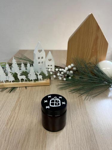 Svíčka s palmovým voskem 120 ml bez vůně (dáreček)