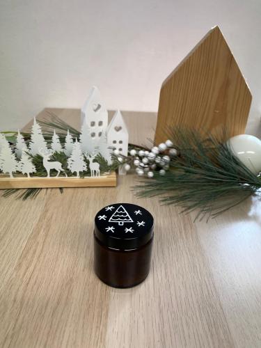 Svíčka s palmovým voskem 120 ml - vanilka (stromeček1)