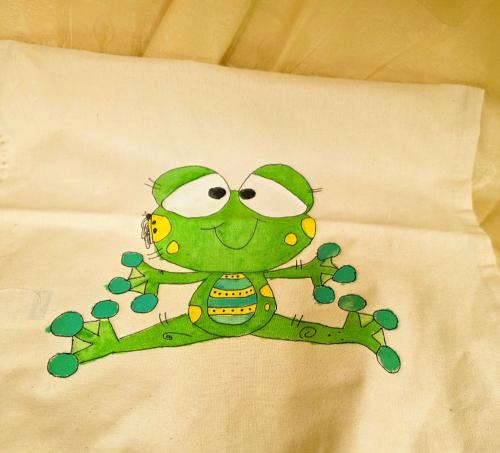 Vak žabka s muškou