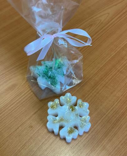 Vánoční svíčka- vločka