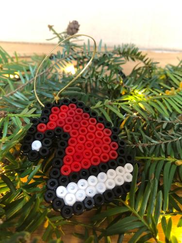 ozdoba z korálků čepička