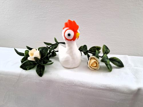 3D slepička - bílá