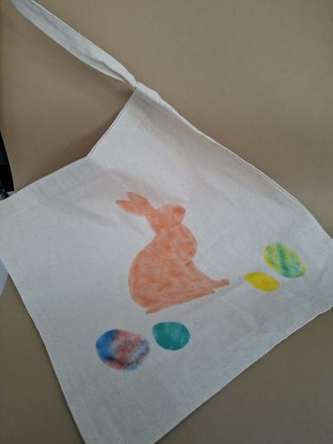 Plátěná taška - zajíčci