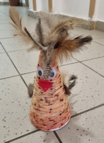 Ptáčci hnědá příze 