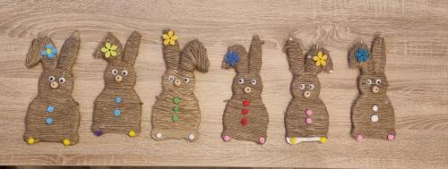 Zající jutový provázek