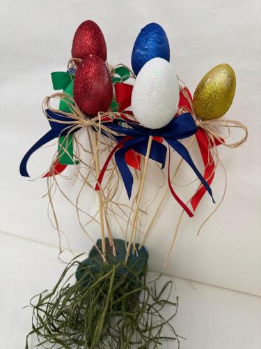 Zápich vajíčko se třpytkami